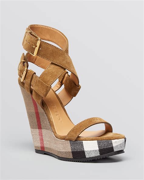 burberry platform sandals|platform burberry sandals women.